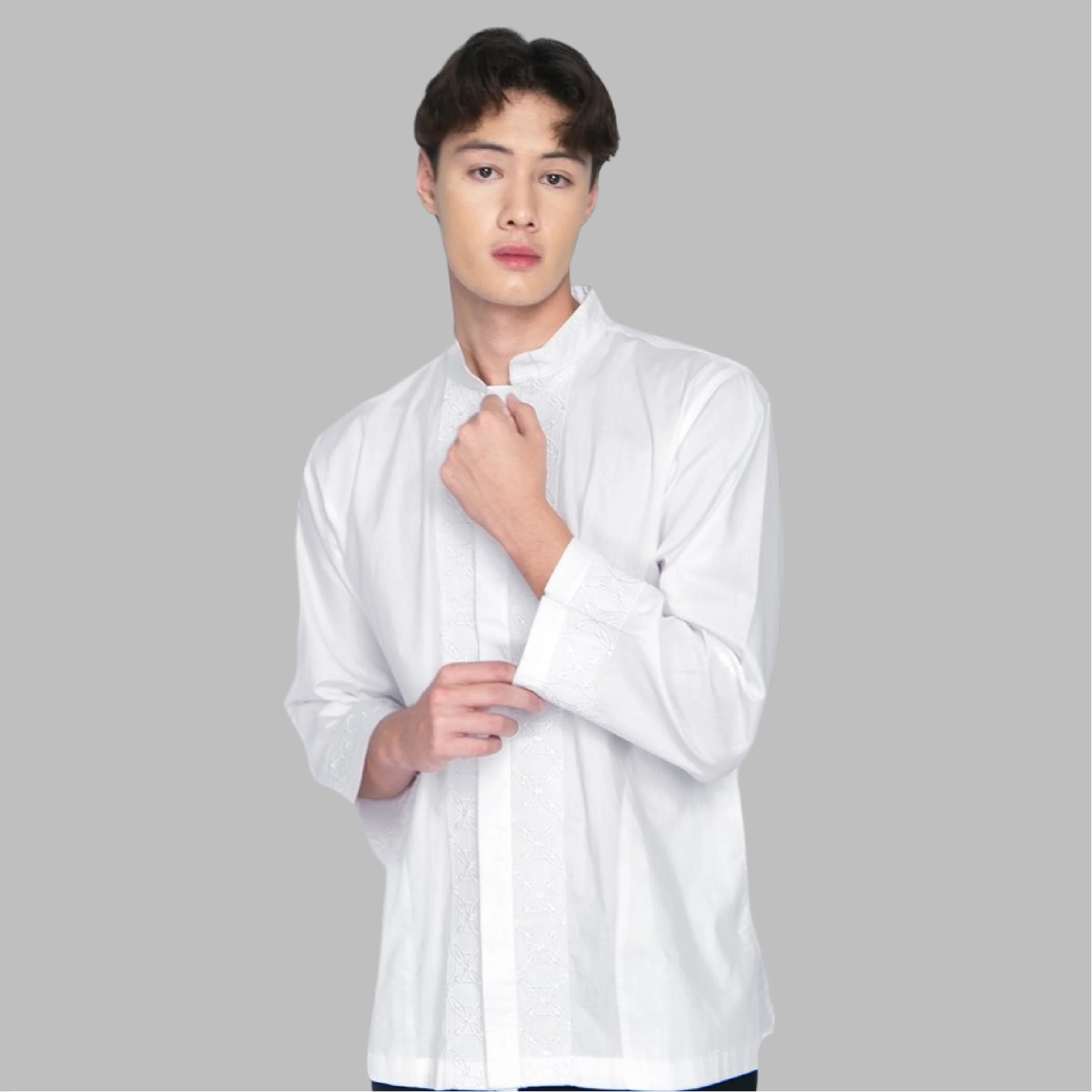 Erigo Koko Long Sleeve Bordir Darvesh White