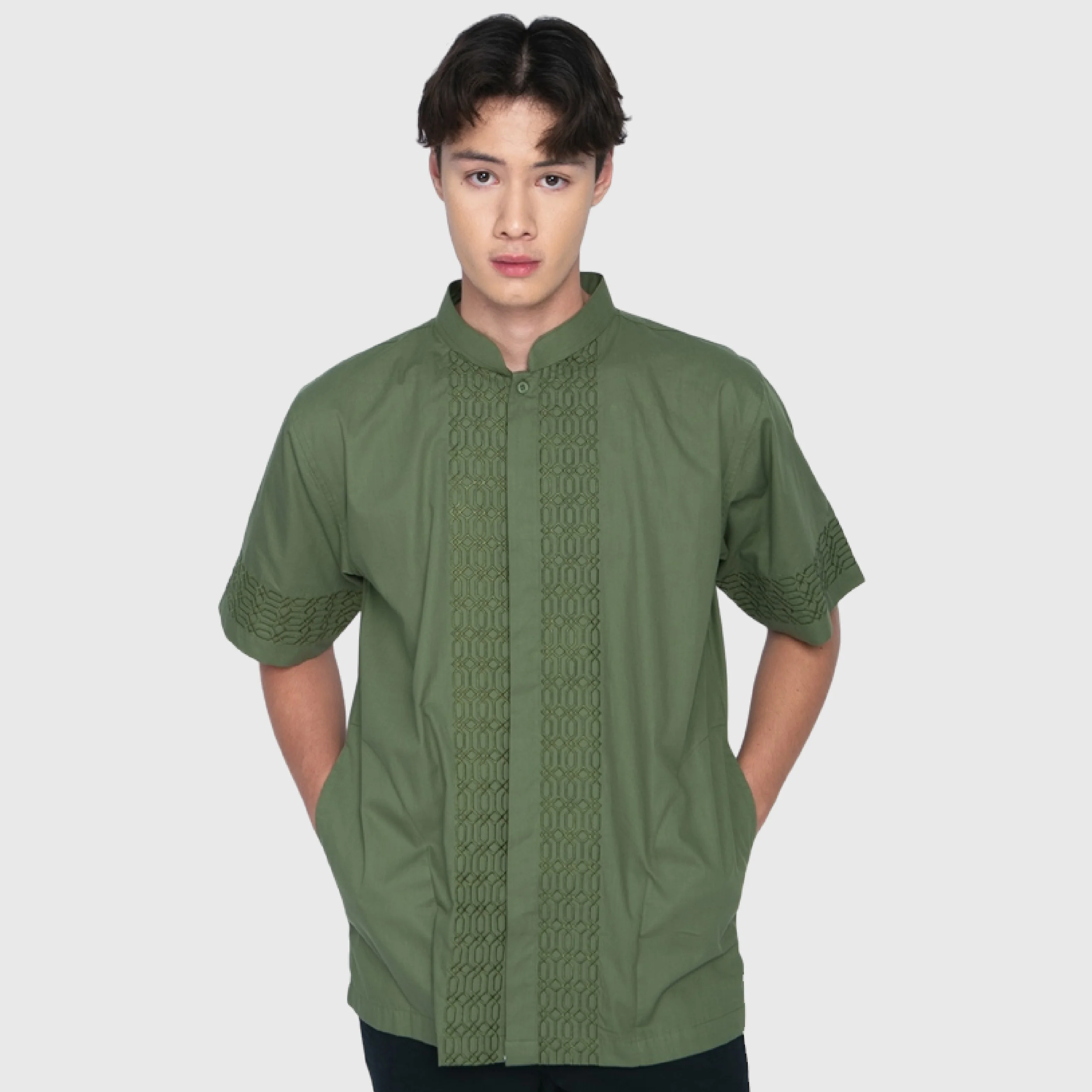 Erigo Koko Short Sleeve Bordir Ejlal Green