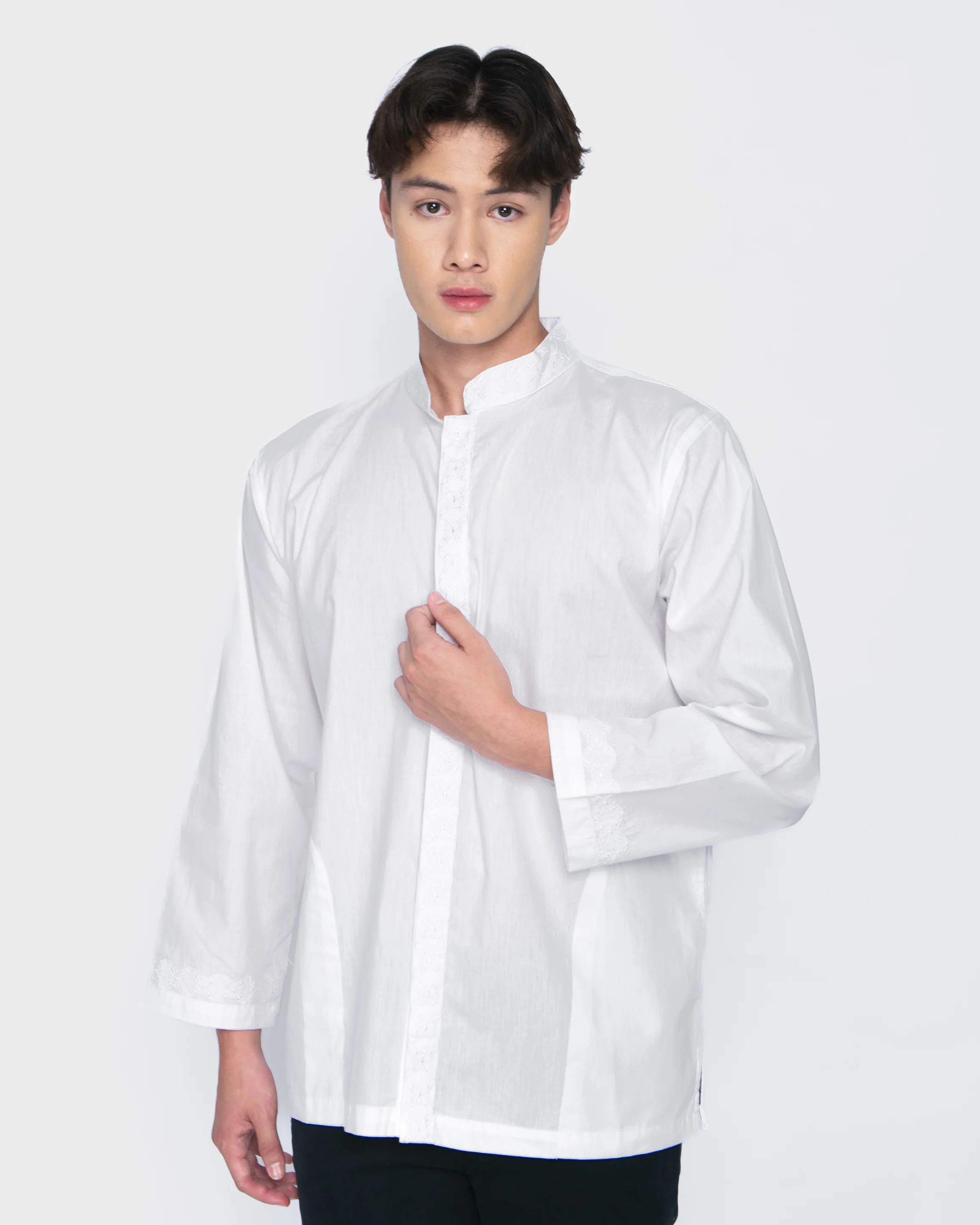 Erigo Koko Long Sleeve Bordir Abbas White