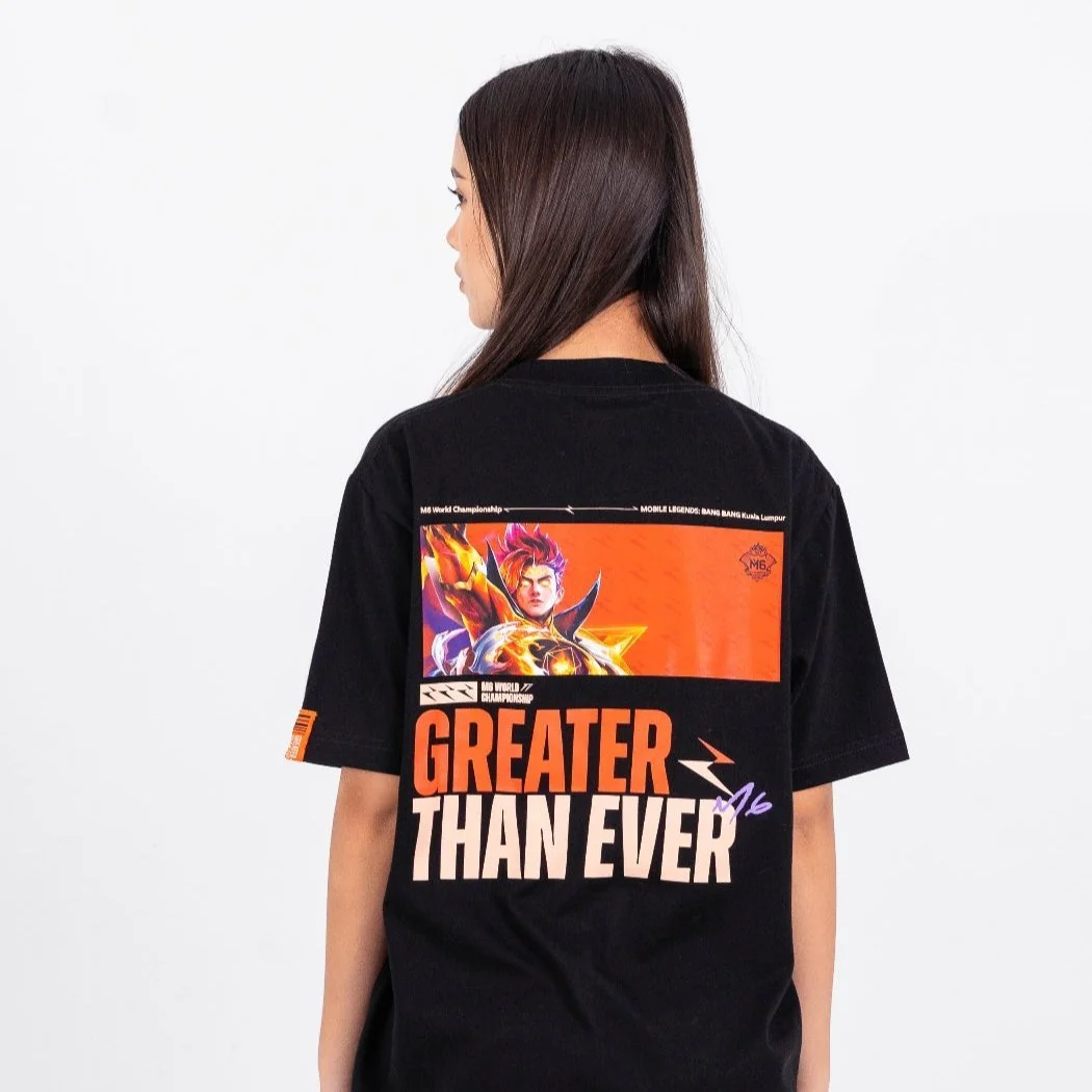 Erigo X M6 T-Shirt Oversize Sacred Claude Black Unisex