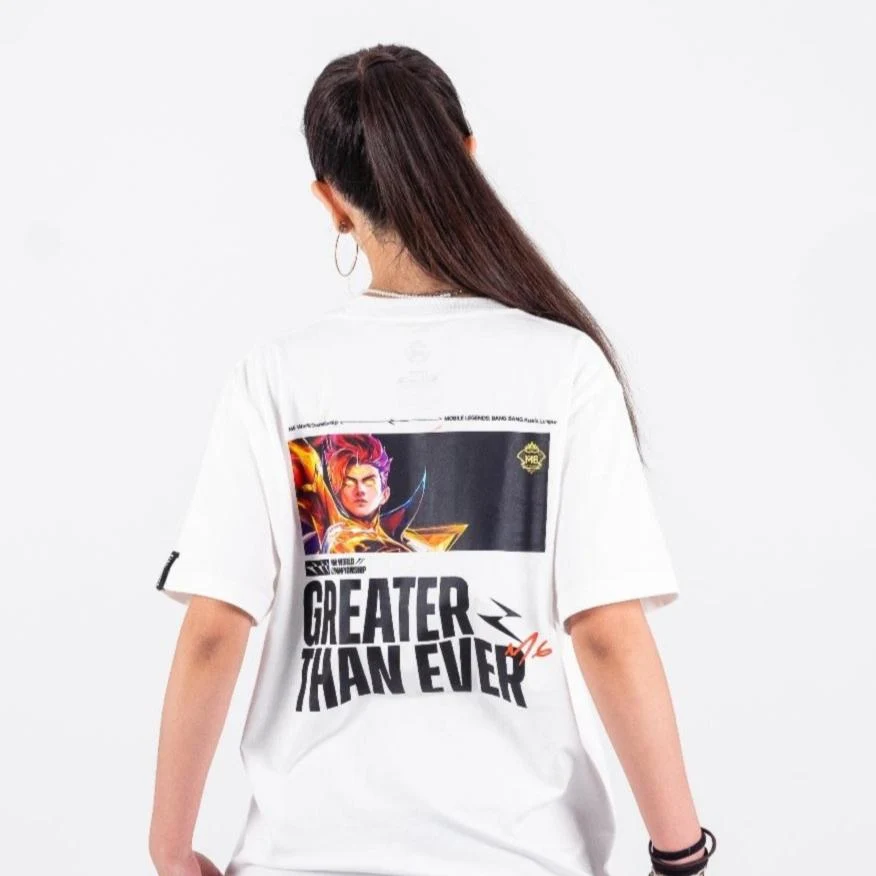 Erigo X M6 T-Shirt Oversize Sacred Claude White Unisex